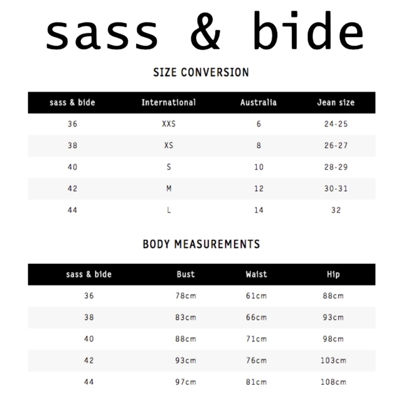 Sass & Bide top sleeveless blue denim size 10/12 - Picture 8 of 8